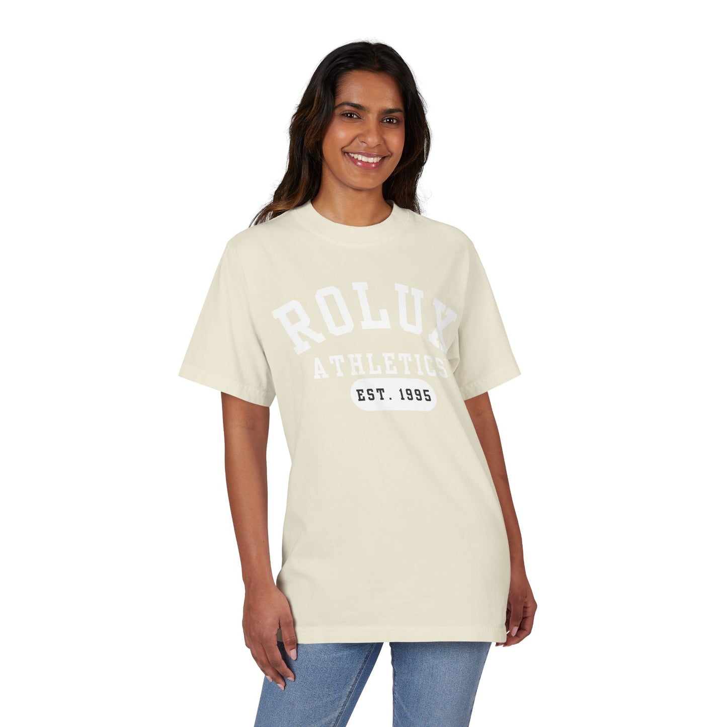 Drop Shoulder Athletics T-Shirt for Everyday Comfort