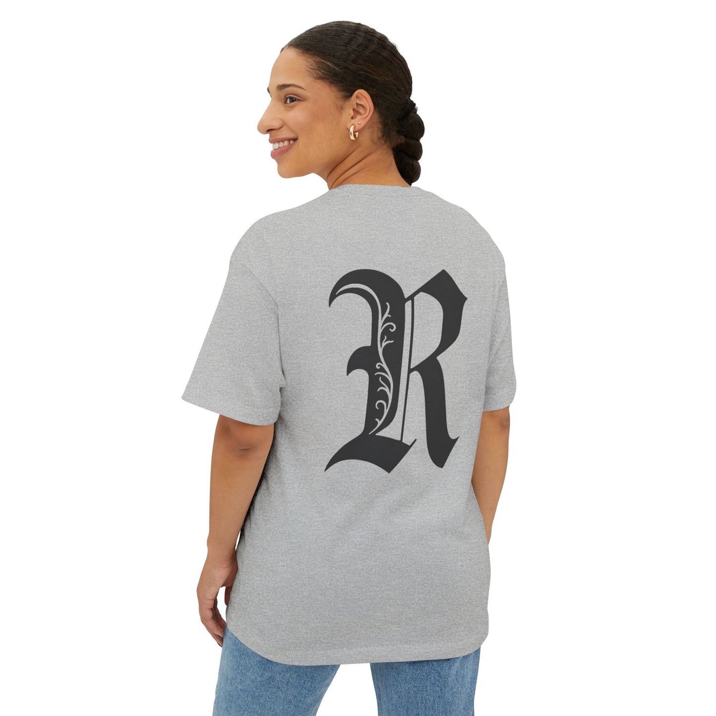 ‘Collegiate’ - Oversized Boxy Tee (Unisex)