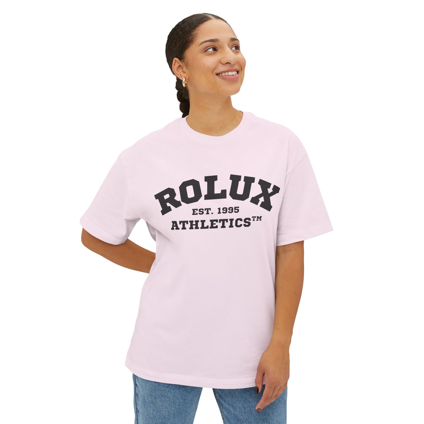 ‘Collegiate’ - Oversized Boxy Tee (Unisex)