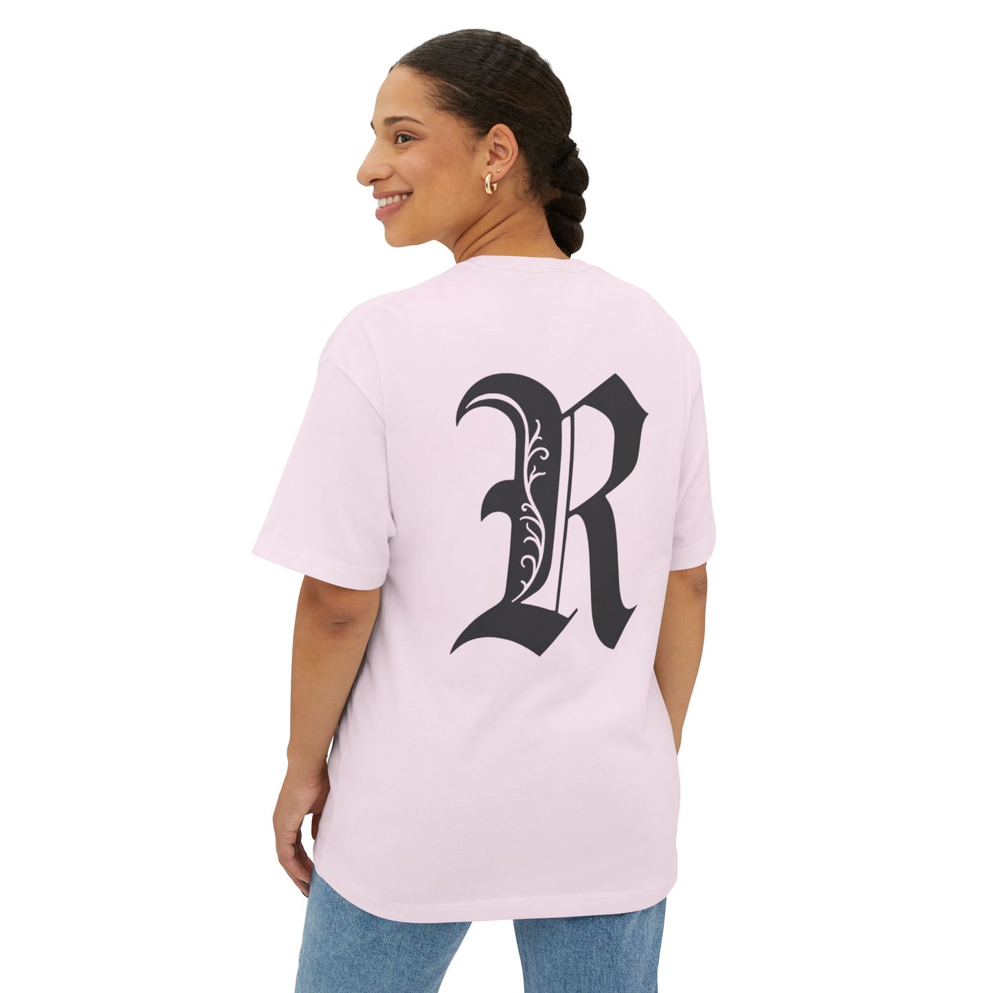‘Collegiate’ - Oversized Boxy Tee (Unisex)