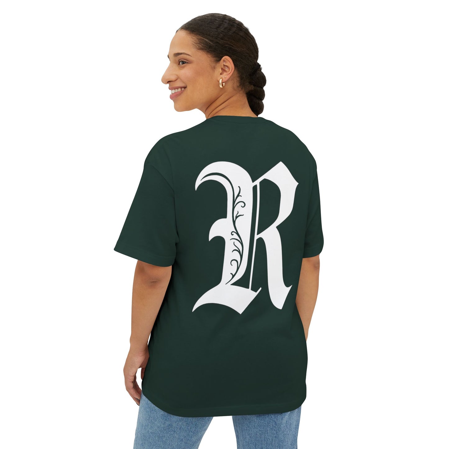 ‘Collegiate’ - Oversized Boxy Tee (Unisex)