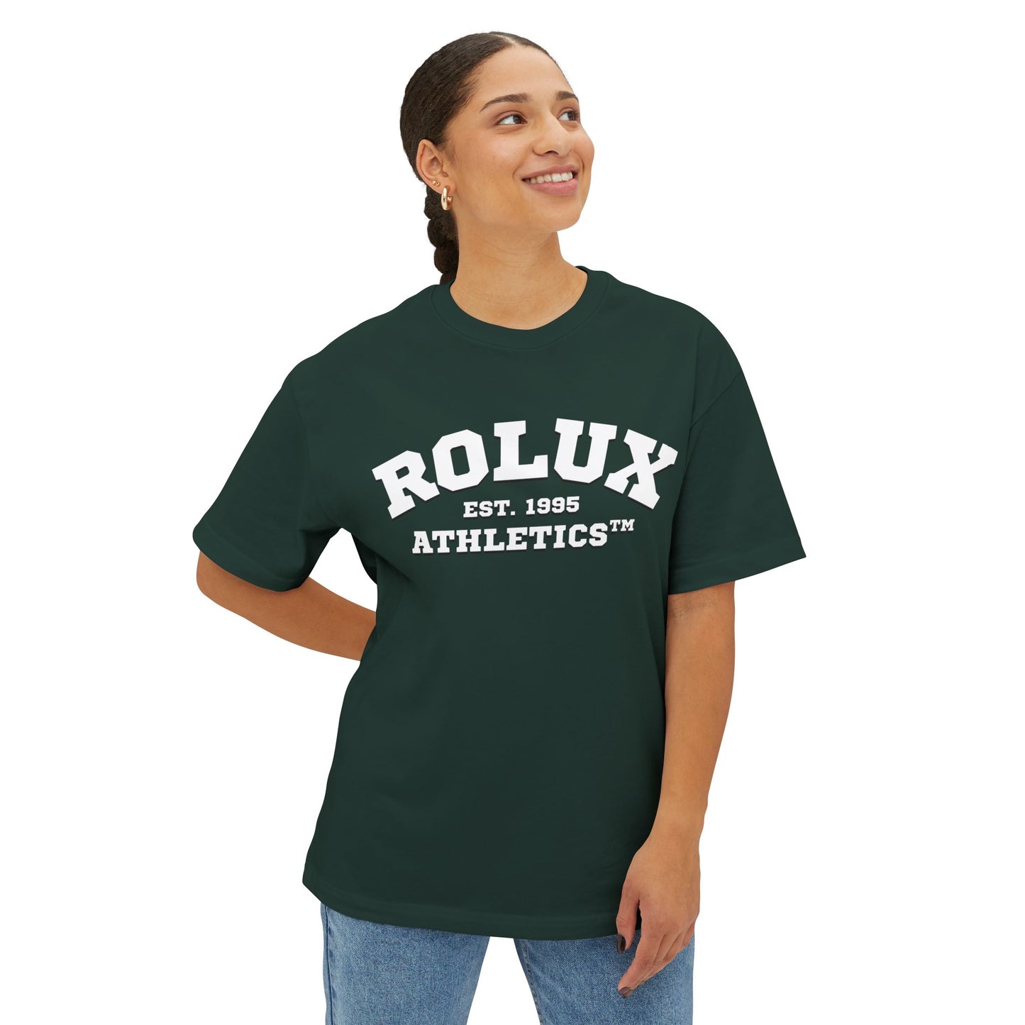 ‘Collegiate’ - Oversized Boxy Tee (Unisex)