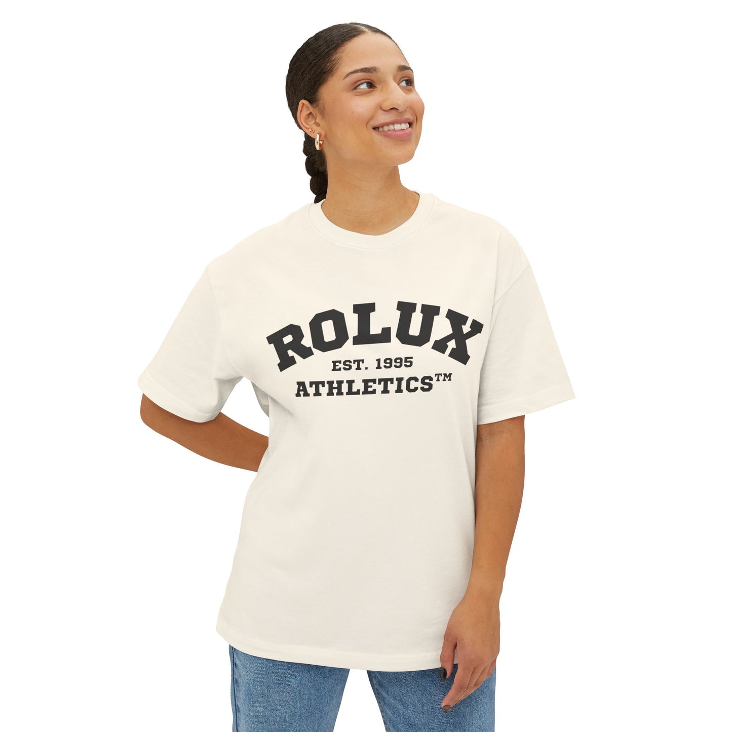 ‘Collegiate’ - Oversized Boxy Tee (Unisex)