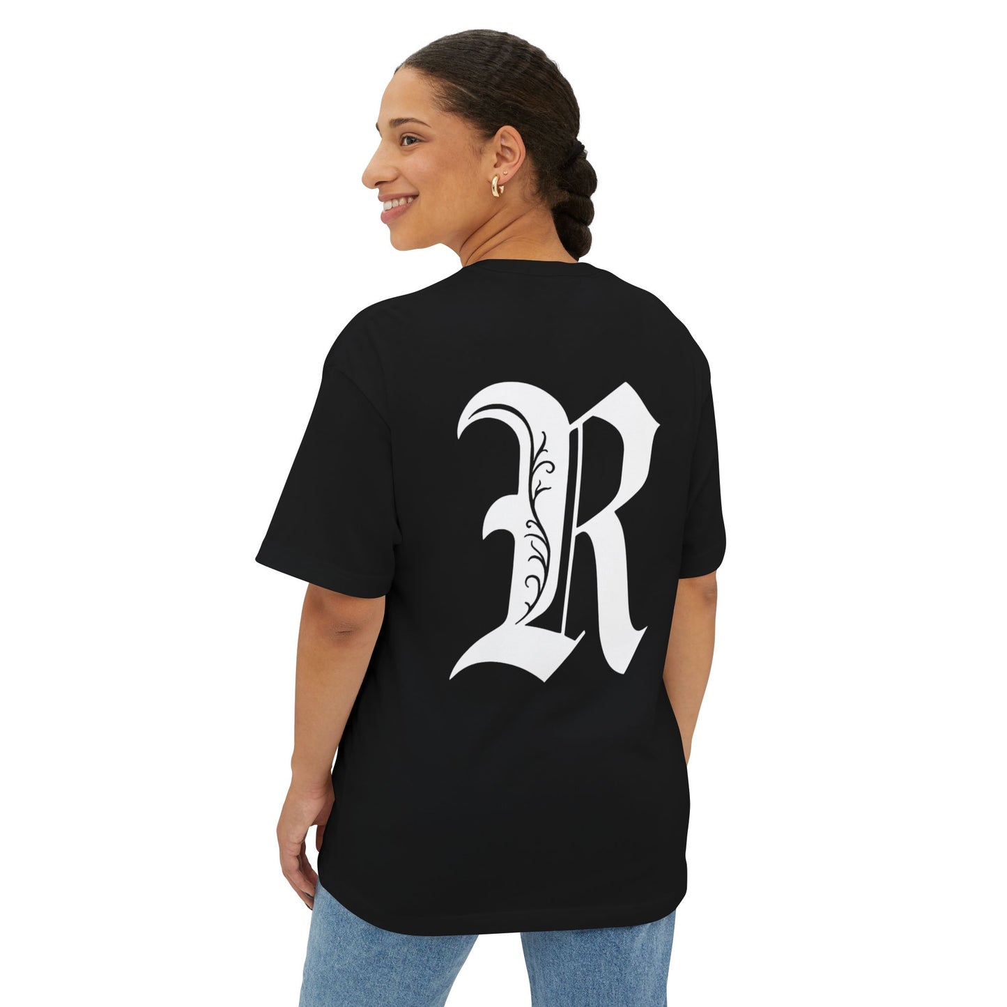 ‘Collegiate’ - Oversized Boxy Tee (Unisex)