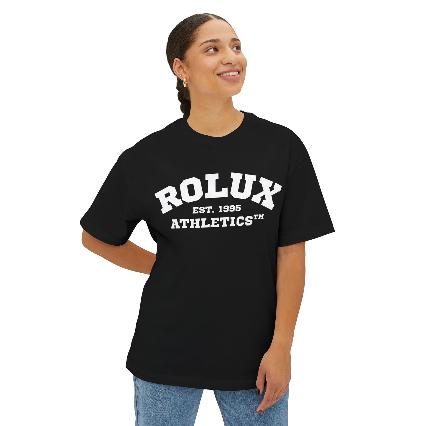 ‘Collegiate’ - Oversized Boxy Tee (Unisex)
