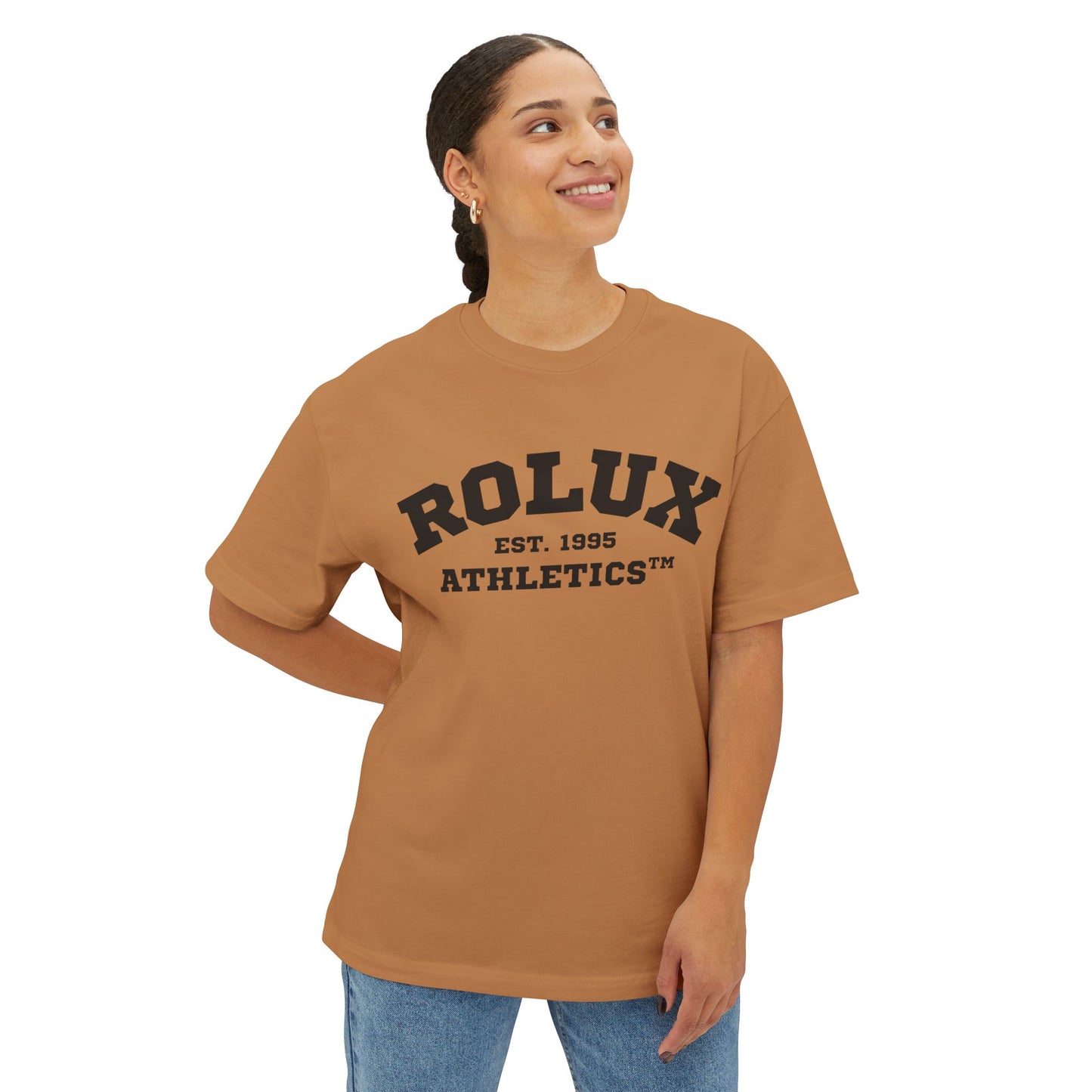 ‘Collegiate’ - Oversized Boxy Tee (Unisex)