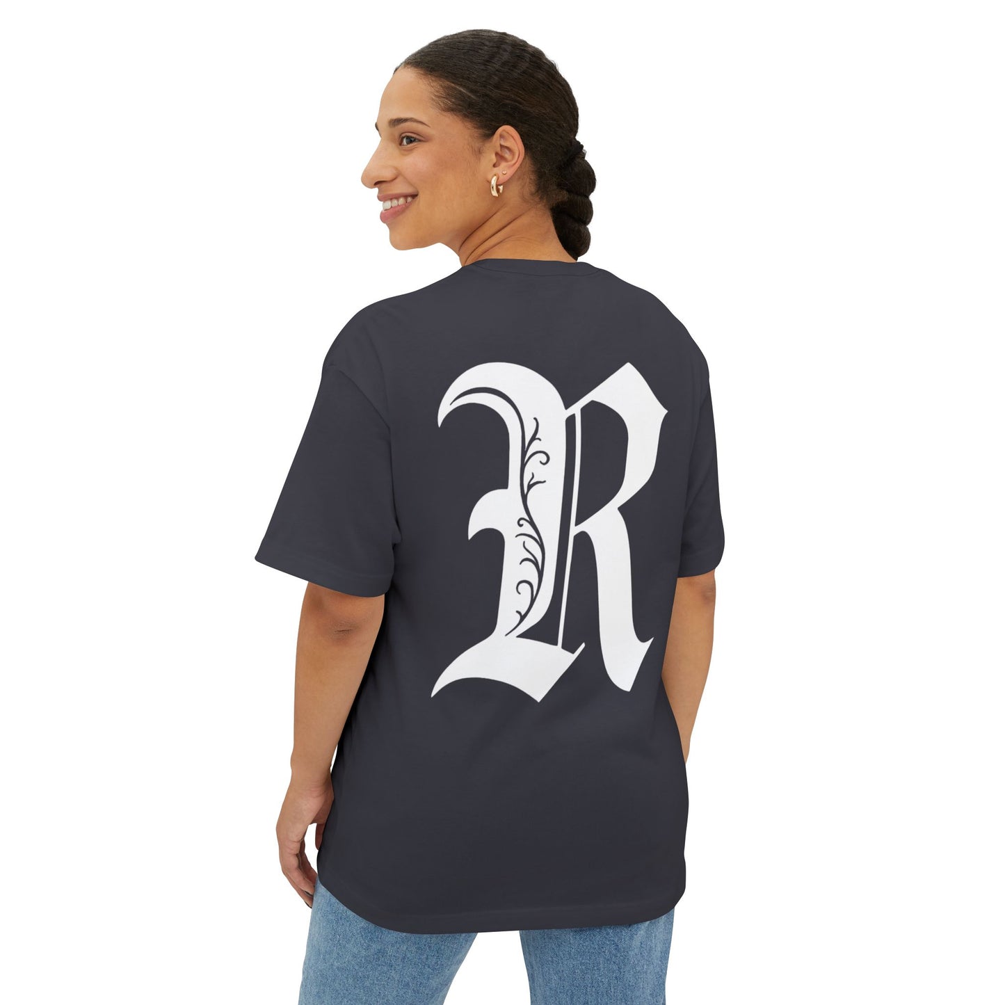 ‘Collegiate’ - Oversized Boxy Tee (Unisex)