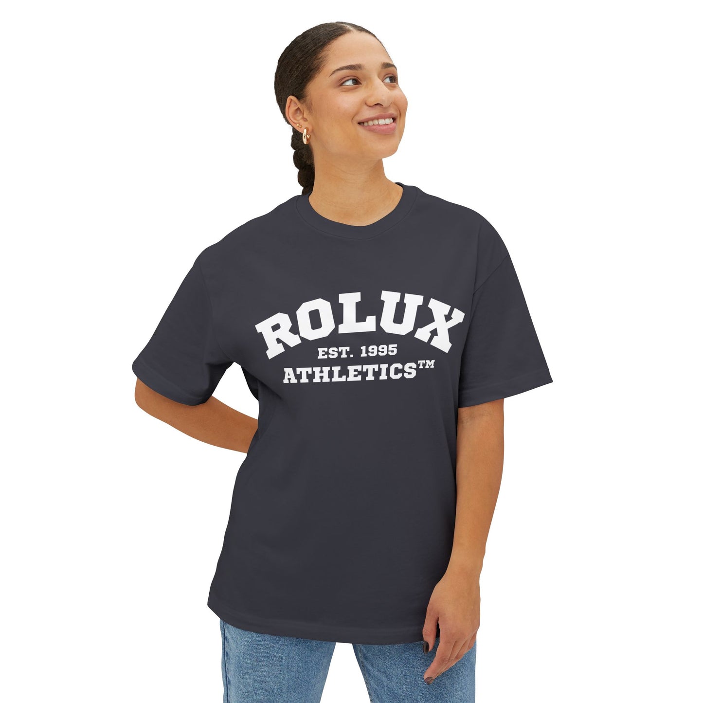 ‘Collegiate’ - Oversized Boxy Tee (Unisex)